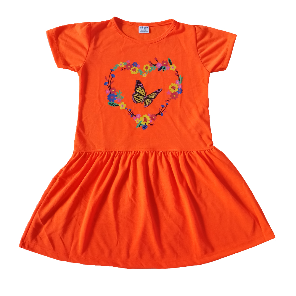 Pure Soft Fashionable Stylish Long Ready Frock for Girls 1 to 6 years - বাচ্চাদের জামা - বাচ্চাদের জামা - বাচ্চাদের জামা