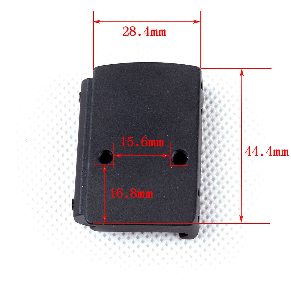 【happy one】Trijicon Ruggedized Miniature RMR Red Dot Reflex Low Rail Mount For RM33. 