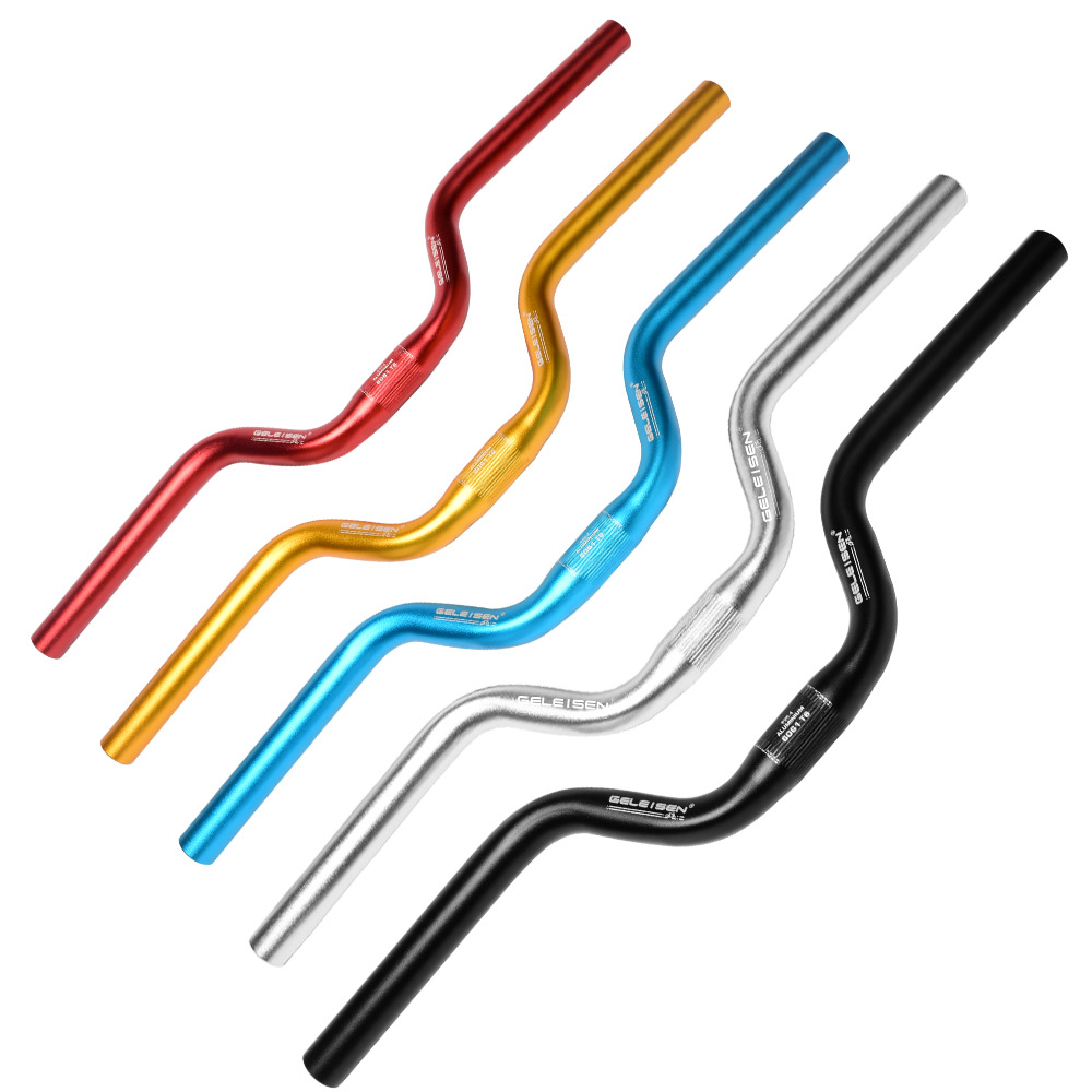 Geleisen Kids Handlebar Alloy Color 25.4 Swift Handlebar 80 High Kids MTB Handlebar Curved Handlebar. 
