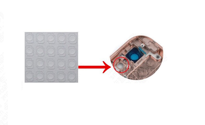 Flash Light Shell Flex Plastic Bracket Clip For iPhone 5 5c 5s 5se 6 6s 6p 6sp 7 Plus 11 12 Mini Pro X Xs Max Ring Holder Repair. 