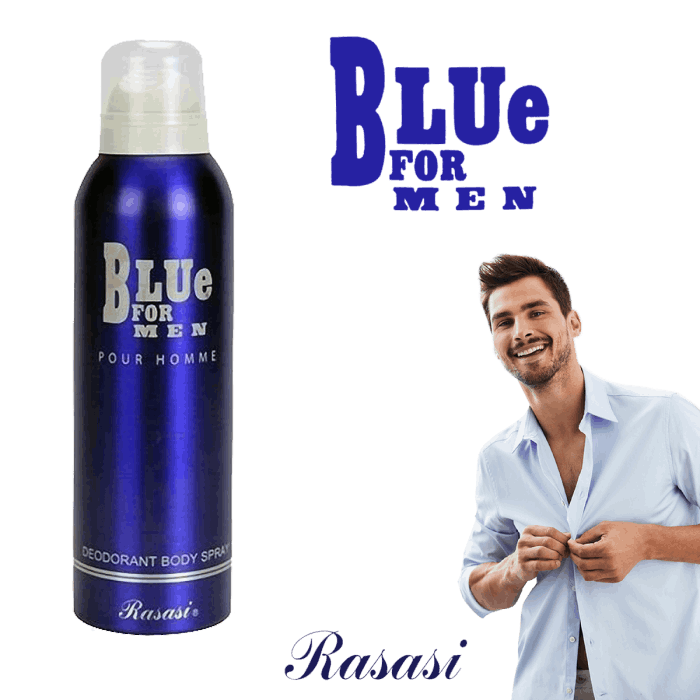 Rasasi Blue For Men Deodorant Body Spray for Men