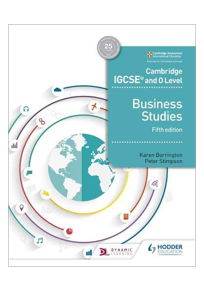 Cambridge IGCSE and O Level Business Studies (5th Edition). 