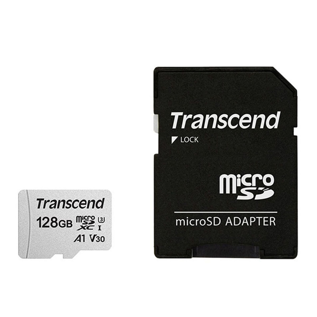 Transcend 128GB UHS-I microSD 300S Memory Card - Reliable and durable design - Large 128GB storage capacity. 