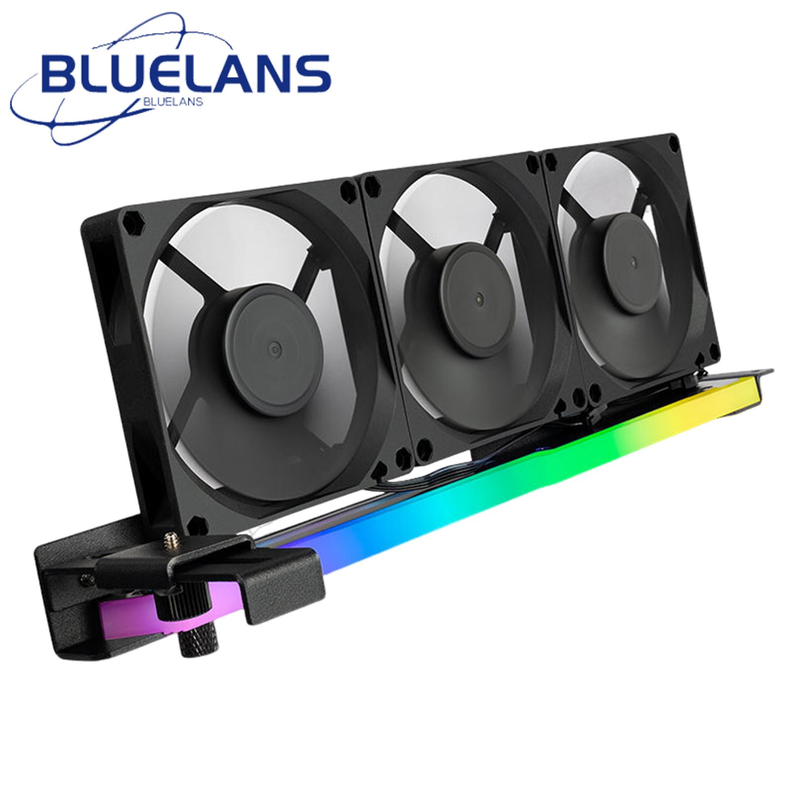 Graphics Card Fan Bracket Argb Gpu Cooler Bracket with 3 Fans for Universal Video Card Support Buyers' Top Choice Argb Graphics Card Cooler