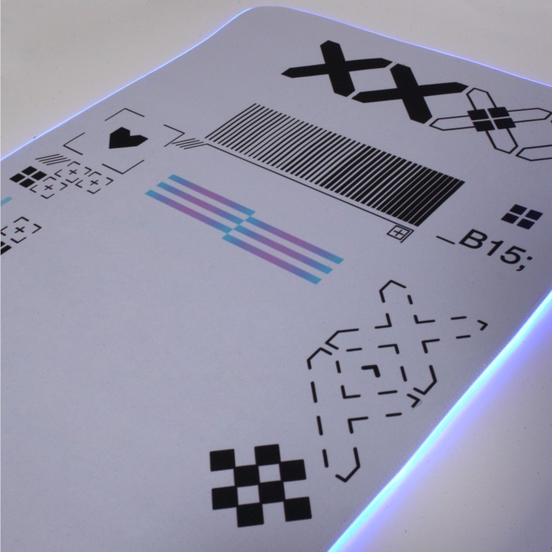 Stock Market Chart Pattern Large RGB Mouse Pad Mousepad LED Mouse Mat Table Pads Backlit Desk Mats Keyboard Mat XXL 90x40cm. 