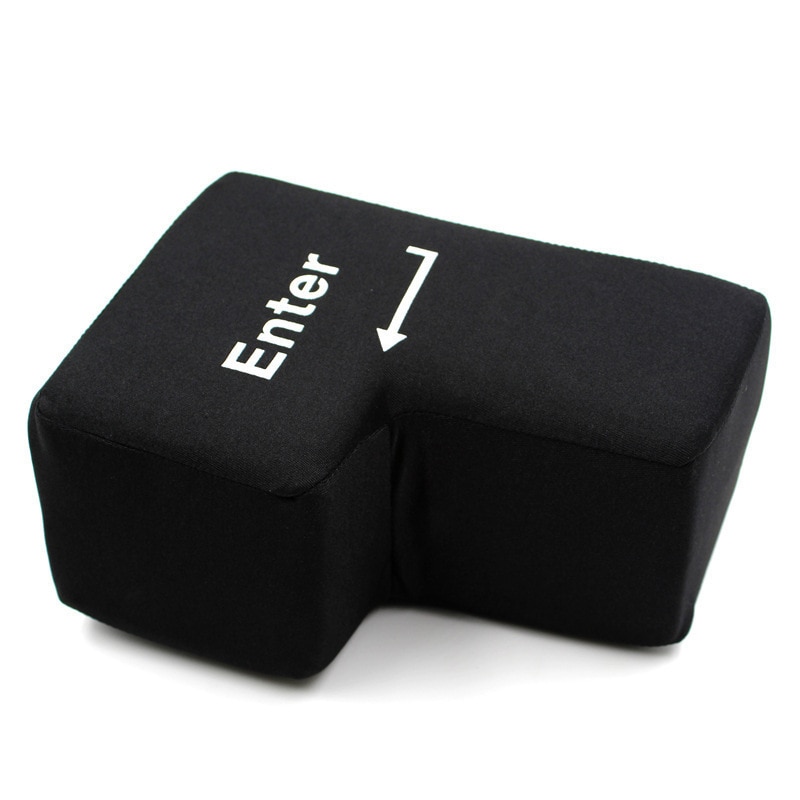 【VisioN Shop】Big Enter Button Super Big Return Button Computer Usb Enter Key  Venting Artifact Nap Pillow Decompression. 