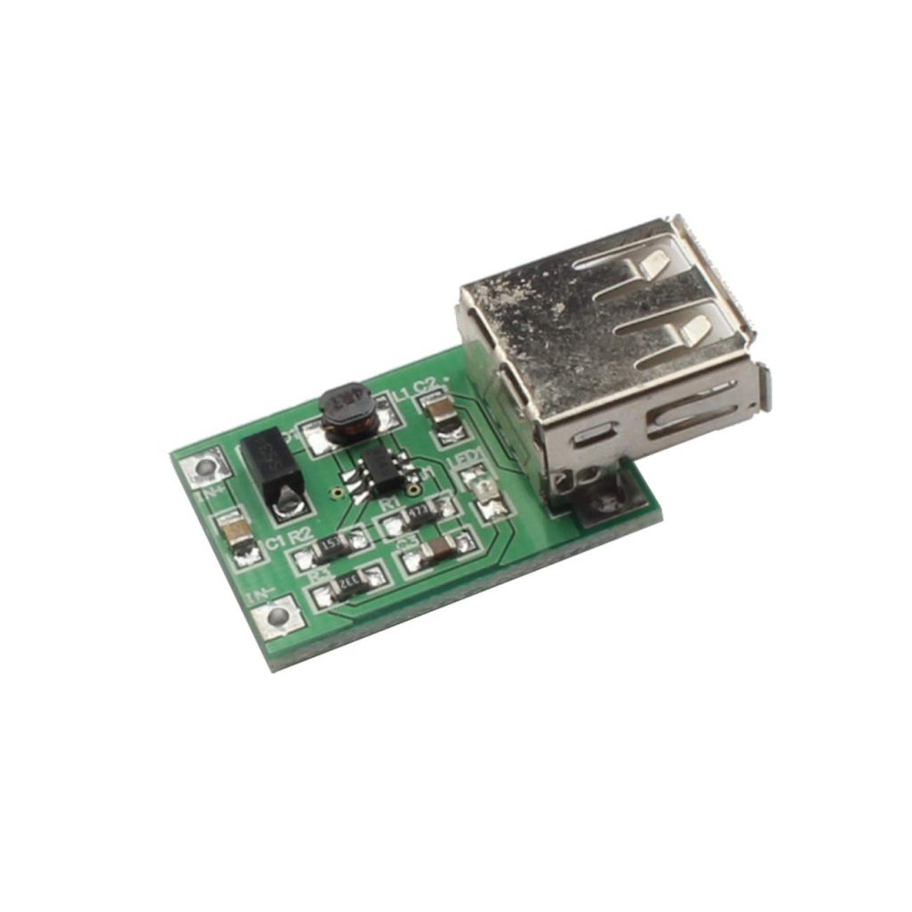 DC DC Step Up 0.9V-5V To 5V 600mAh Boost Converter Green Color Power Supply Module Battery Charger Voltage Module USB Output Charging Circuit.. 