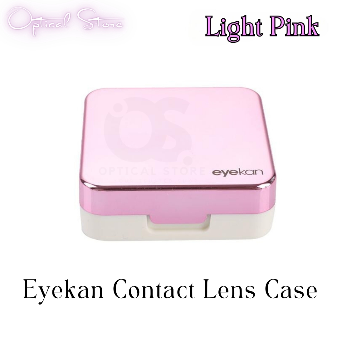 New Eyekan Exclusive Portable Contact Lens Case/Kit Box With Mirror,Twizzer,Applicator and Solution Bottle. 1pair Eyekan Contact Lens Kit Box For Any Type Of Contact Lens. Eyekan 5 Color (Black,Silver,Gold,Pink And Rose Gold) Contact Lens Case. #eyekan.5. 