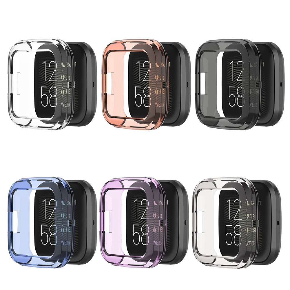 For Fitbit Versa 2 Smart Watch Case Soft TPU Protection Shell Watch Accessories. 
