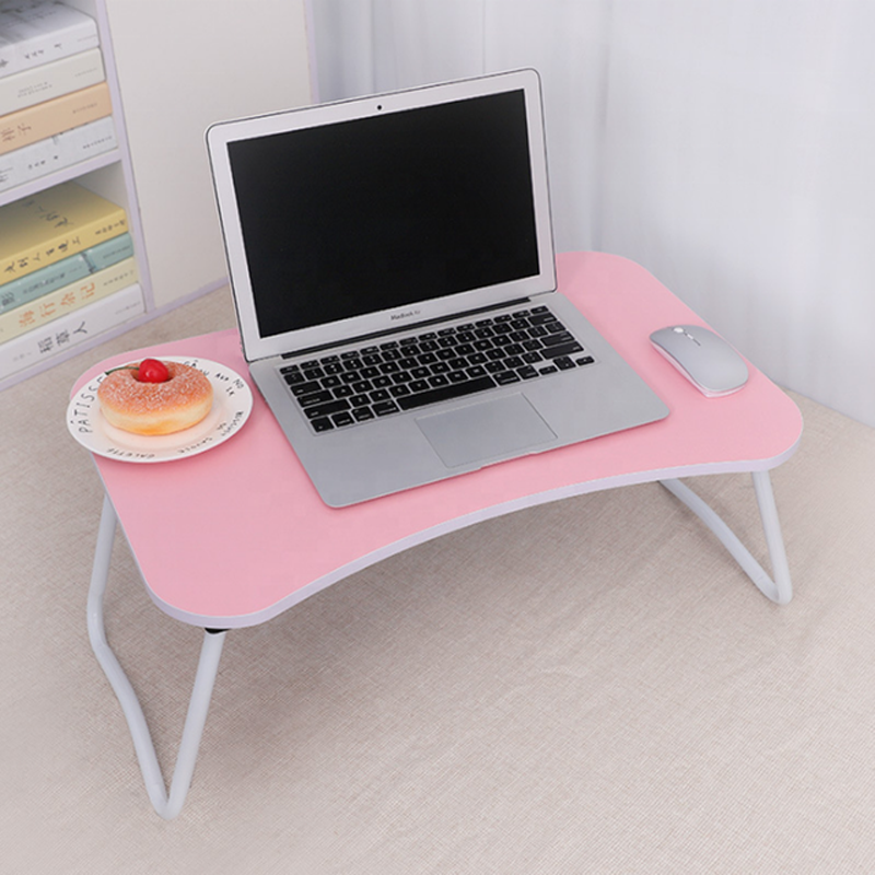 Adjustable Folding Dormitory Lap Desk Portable Bed Laptop Table for Couch and Sofa, Breakfast Tray, Notebook Stand Reading Holder. 
