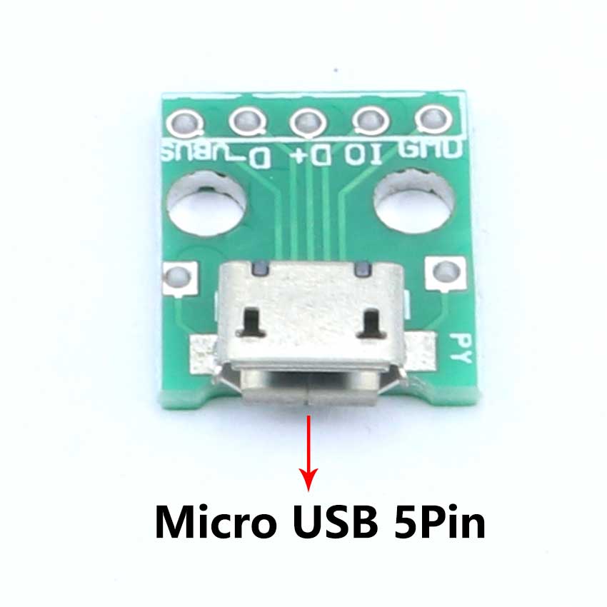 1PCS For iPhone 5 5S 6 Type-C HDMI USB 2.0 3.0 Micro Mini USB Female Connector to DIP Converter Adapter Breakout Board. 