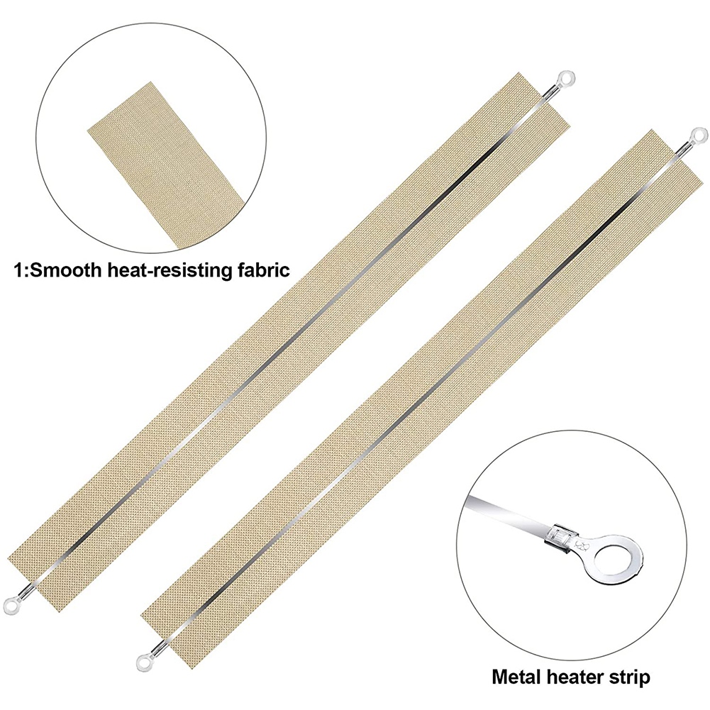 10 Pieces Impulse Sealer Replacement Parts Impulse Sealer Heating Elements Service Spare Repair Parts Kit for FS-400. 