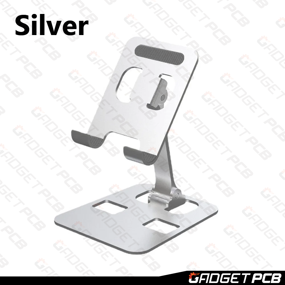 Aluminum Alloy Mobile Stand - Adjustable Universal Desk Phone Holder for Tablet, Smartphone & iPad