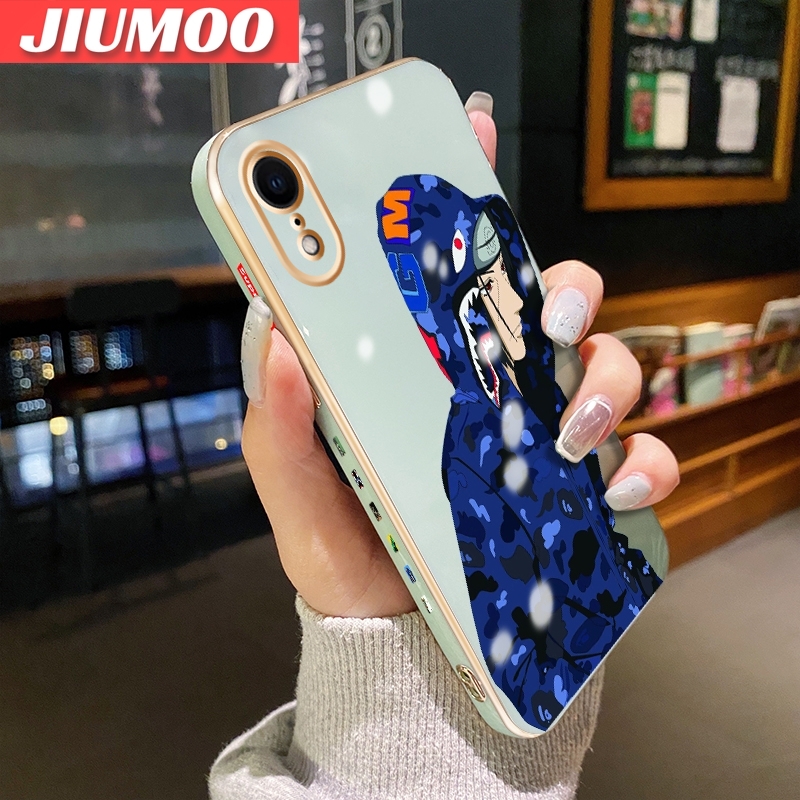 JIUMOO For IPhone XR Case Fashion Tide Boy Nasa New Design Phone Cases Pattern Silicone Casing Full Back Cover Camera Shockproof Protection Softcase. 