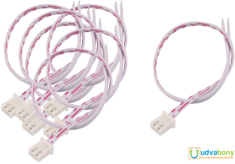 3Pcs- 3Pin F-O Female To Open 3 Pin 2.54mm Pitch JST XH Connector 27cm Wire With Cables For Electronics Engineering Projects Audio Video Sound Cables DIY. 
