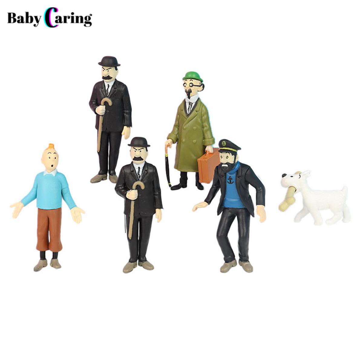 The Adventures of Tintin Action Figure Cartoon Movie Explorers Tintin Thomson Figure