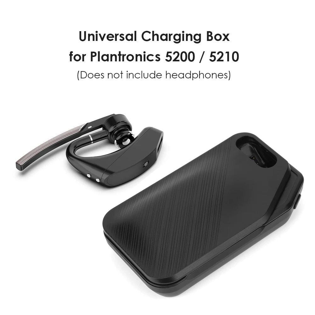 Portable Headphone Charging Case for Plantronics Voyager 5200 5210 Headset Charger Box with USB Cable Lightweight Earphone Part