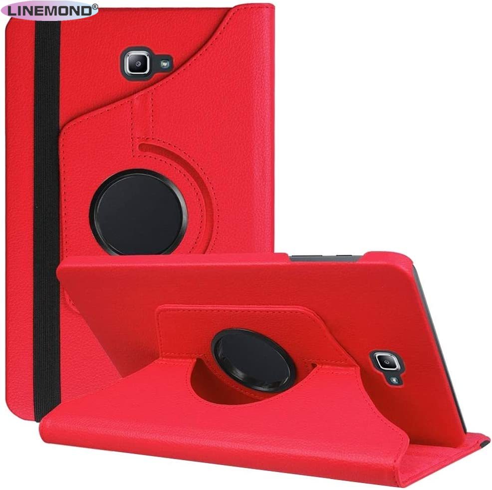 【FUPANG】Case for Samsung Galaxy Tab A 10.1 PU leather protective 360 degree tablet cover case stand function for tab a 10.1 inch (SM-T580/mible, pen version)