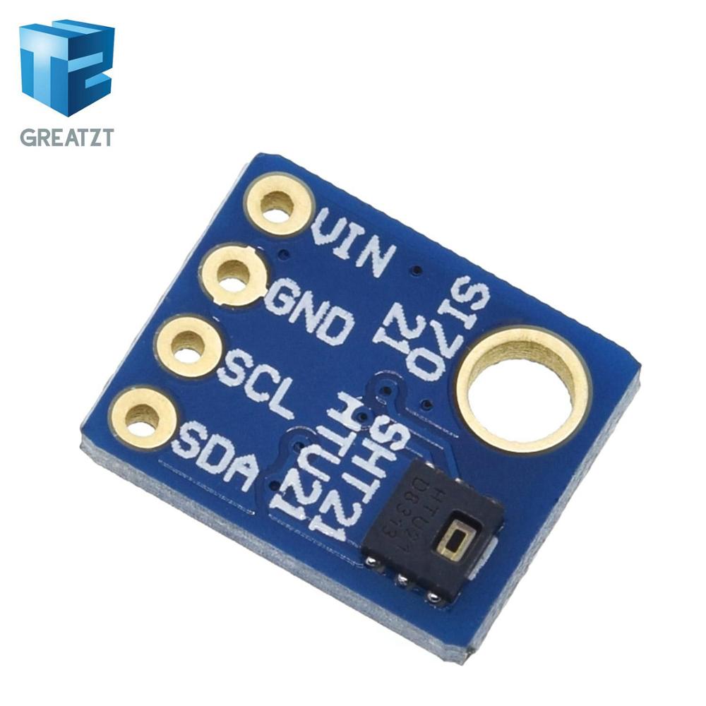【happy one】Si7021 GY-21 Module Industrial Precision Humidity I2C IIC Module For Arduino Low Power CMOS IC Module. 