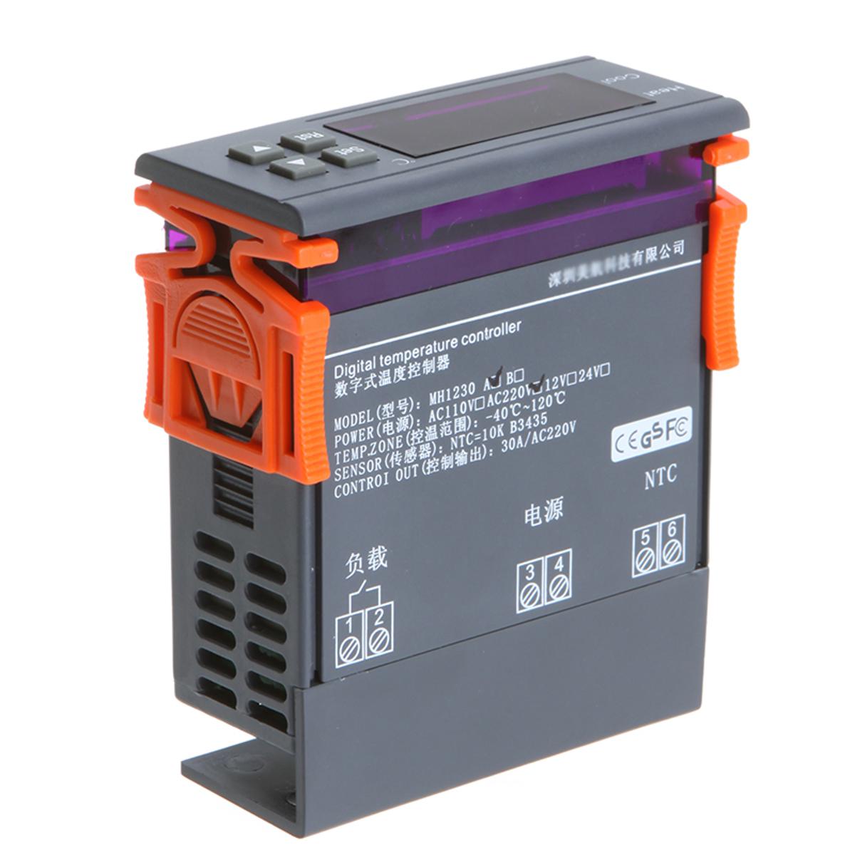 30A 220V Digital Temperature Controller Thermocouple -40�C to 120�C with Sensor
