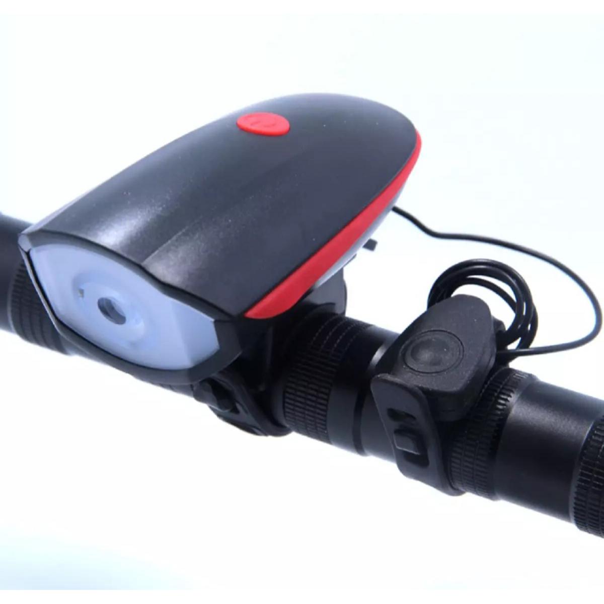 Bicycle Light and Horn waterproof Rechargeable in ona Light and
