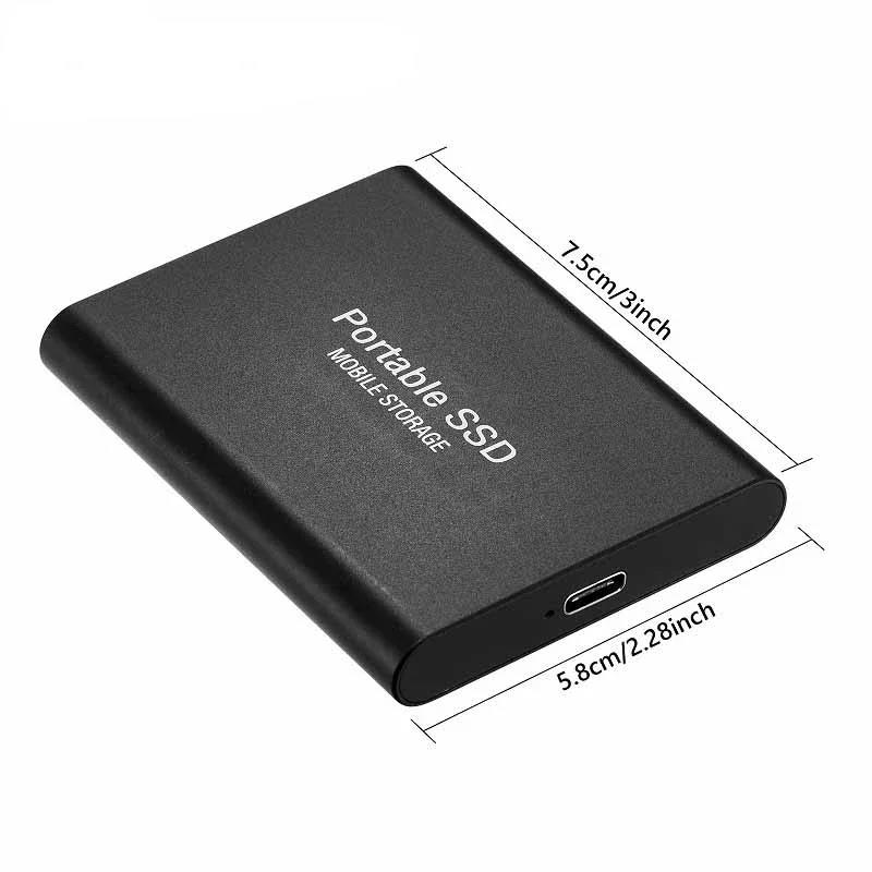 Lenovo SSD Hard Disk 1TB 2TB 500GB 128TB Hard Drive High-speed Hard Disk Portable SSD Electronics for Laptops/Computer/PC. 