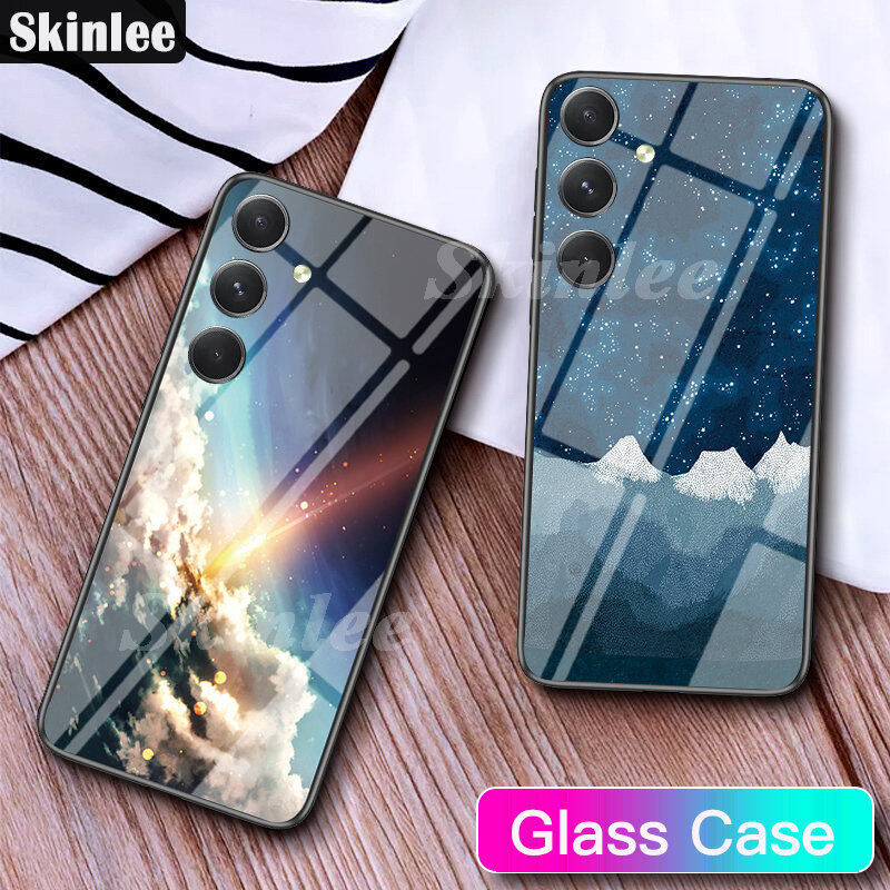 Phone Case for Samsung Galaxy A05S Back Cover Couple Starry Moon Back Cover Meteor Start Casing Hp for Samsung A05S Cover Cases Glossy Glass Cases. 