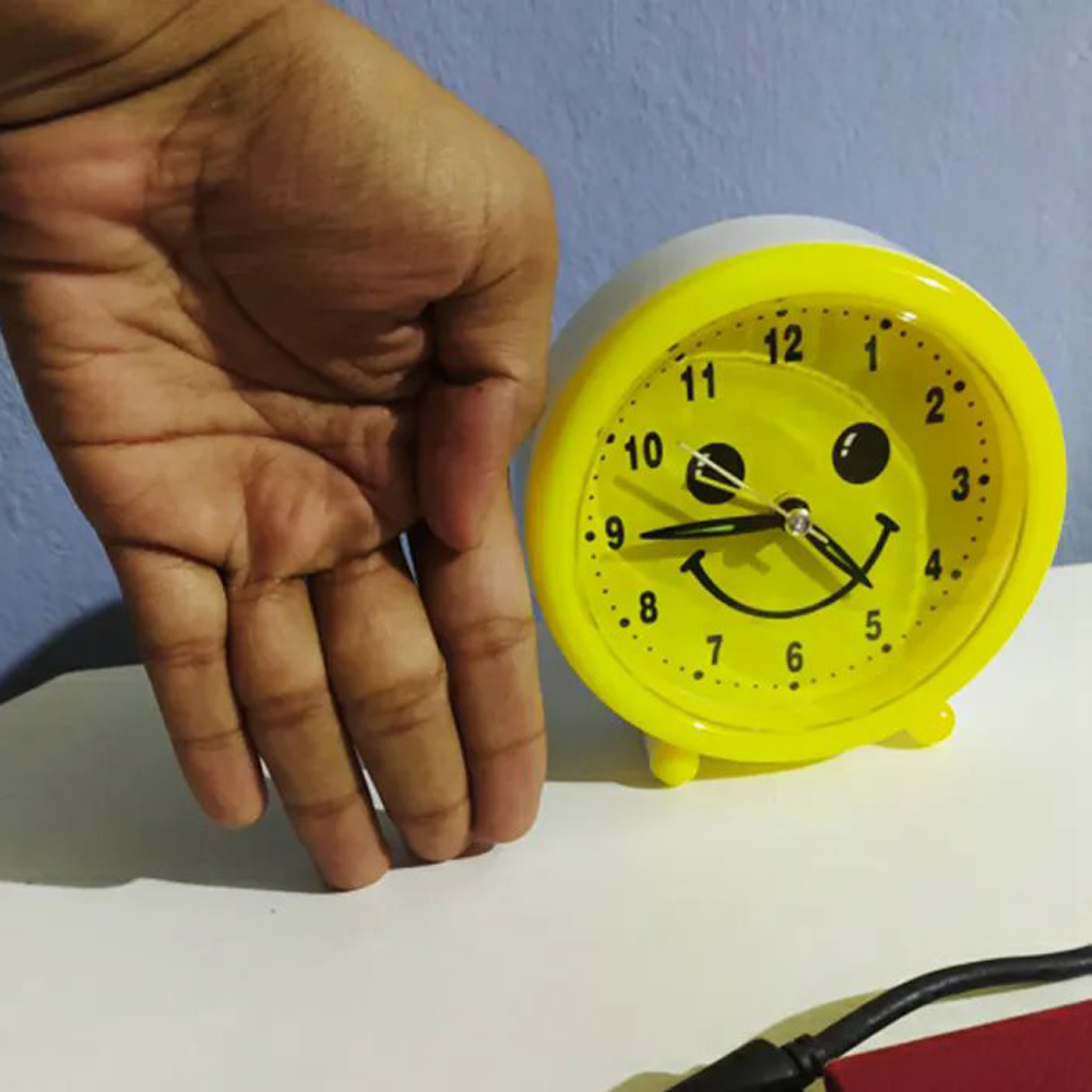 Emoji Smile Table clock Alarm Clock - Emoji Clock. 