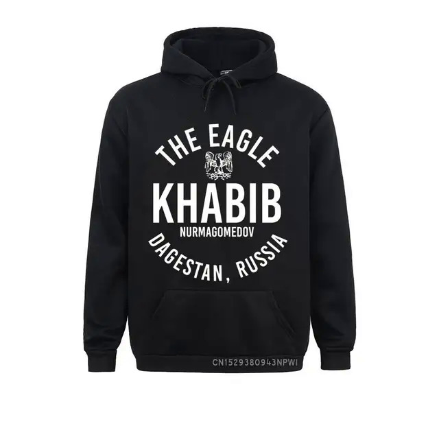 The Eagle Khabib Nurmagomedov Dagestan Russia Hoodie For Men's Long Sleeve Novelty Coats Hood Costume Clothes Classic Sweatshirt. 