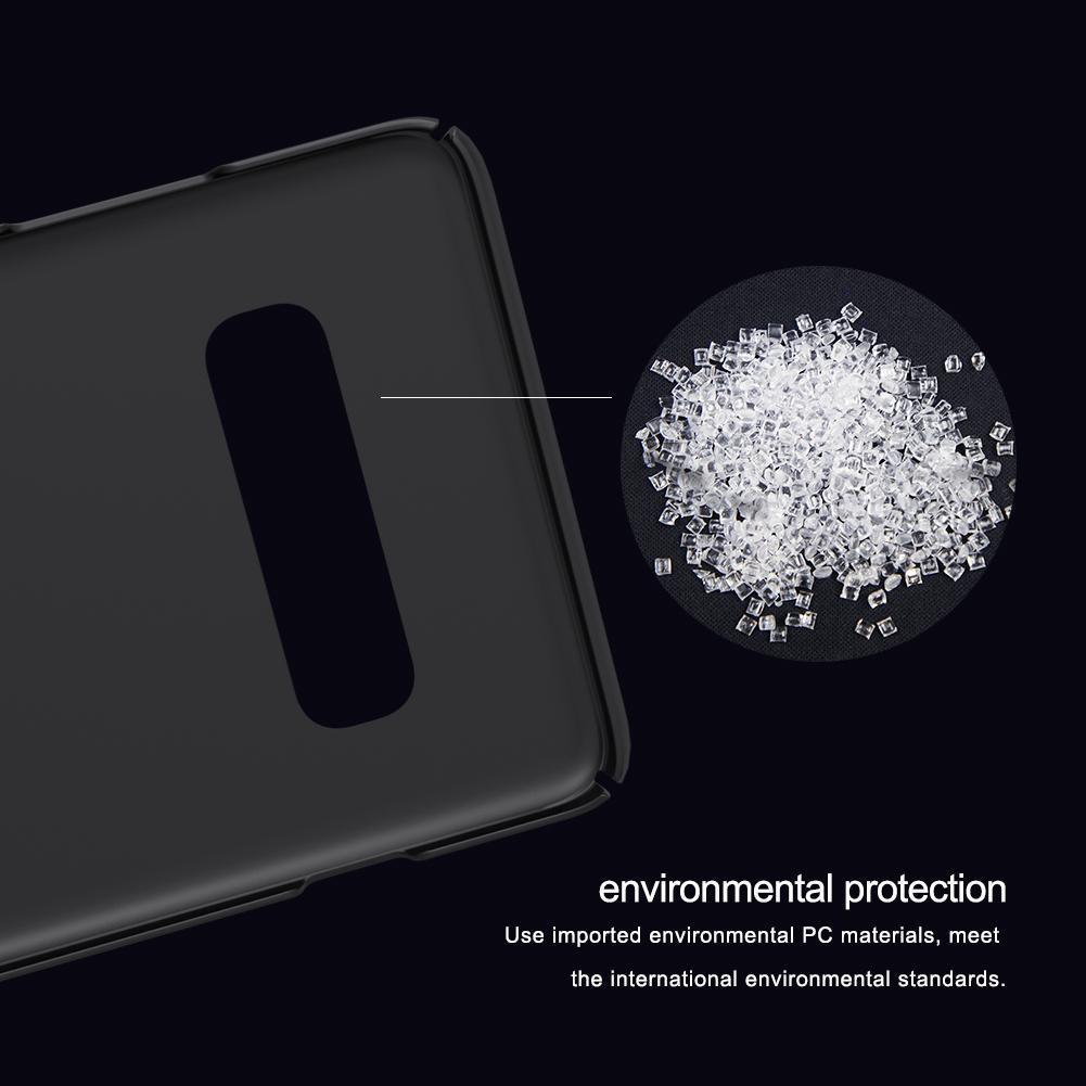 Nillkin for Samsung Galaxy S10 + / S10 Plus Hard Case - Frosted Shield PC Matte Back Cover Salient Point Design. 