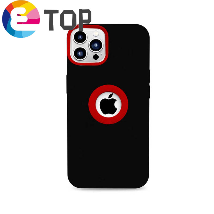 Luxury Soft Silicone LOGO Hole Phone Case For iPhone 13 Pro 12 11 Pro Max XR X XS 7 8 Plus Camera Bumper Shockproof Candy Cover