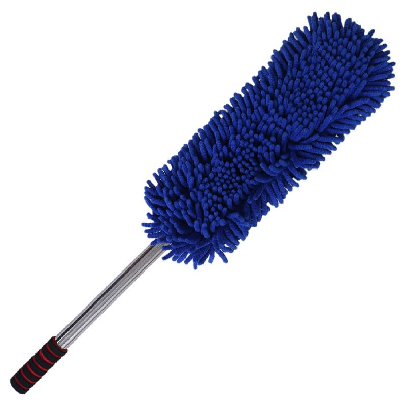 Microfiber Duster Anti Static Feather Duster Flexible Chenille Cleaning Brush Dust Double-sided Tools Dedusting High Density. 