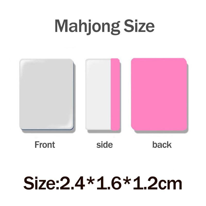 64 Blocks Tiktok Seaside Escape Mahjong Tile Game with Pattern of Flag Ball 1/2 Players Funny Parent Child Party Game Toy Gift ﻿. 