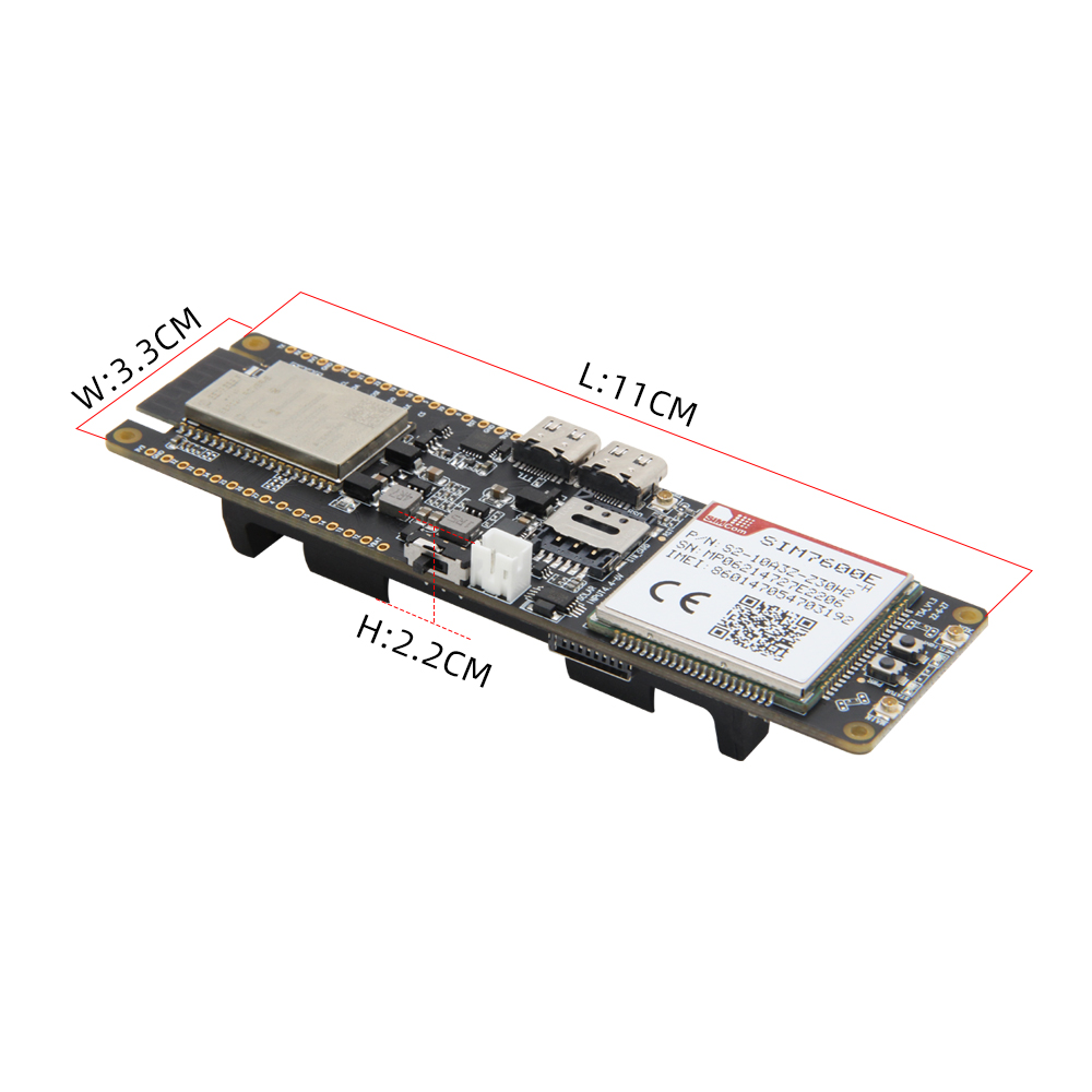Lily go t-sim7600e-h4g LTE cat4usbdongle industrial network card MCU32. 