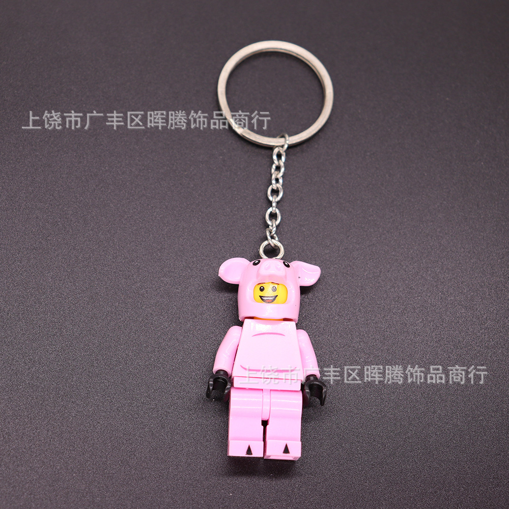 [ New ] Toy Story Keychain Buzz Lightyear Marvel Spider-Man Batman Donald Duck Mickey Mouse Model Pendant. 