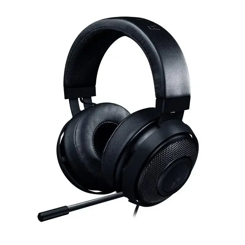 Razer KRAKEN PRO V2 Headset Computer Game Music Wired Headphones with Microphone for PC MAC PS4 Switch E-sports Earphones. 