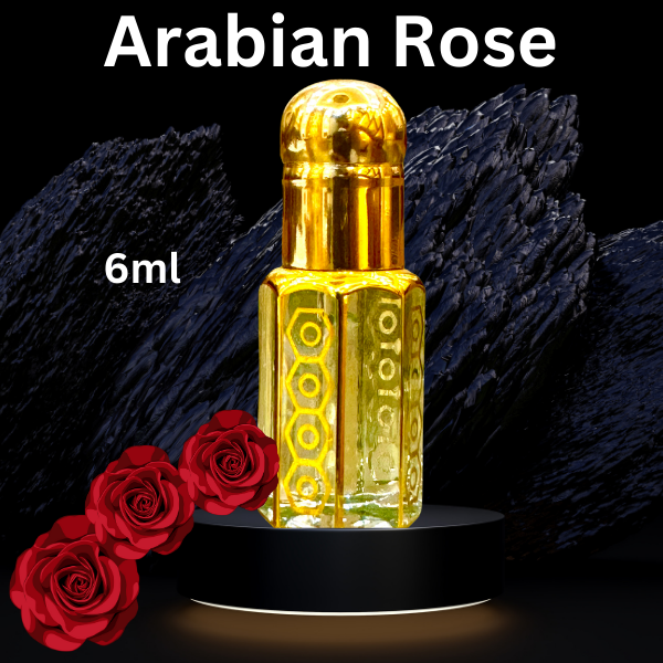 Arabian Rose Attar 6ml | Arabian Rose Ator The best perfume of roses | You can feel the softness of natural rose. Some sweetness and coolness will be felt, all in all a pleasant fragrance, if you are a flowery scent lover.. 
