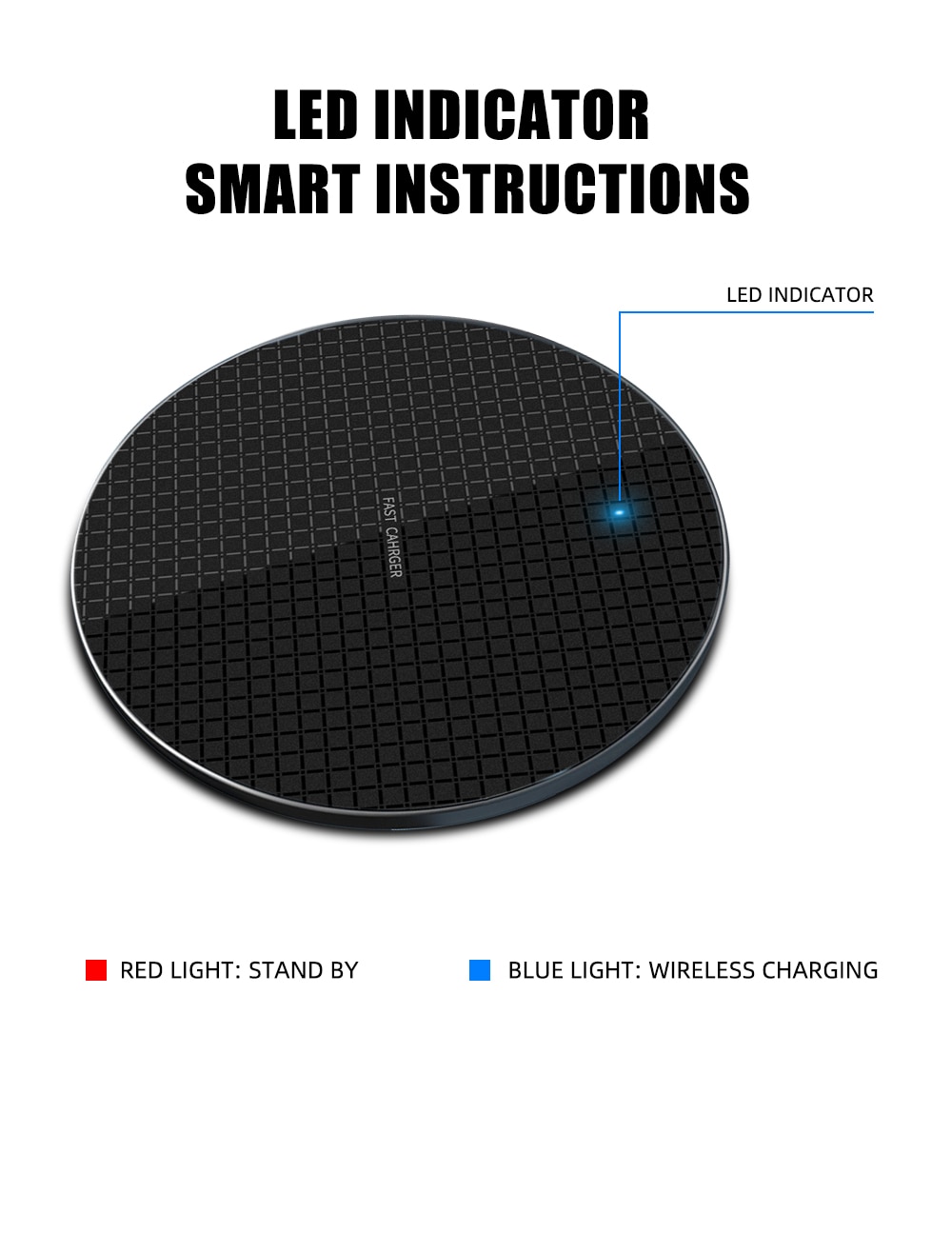 15W Wireless Charger Pad For Samsung S22 S21 S20 Xiaomi Huawei iPhone 11 12 13 14 Pro XS Max 8 Plus Phone Fast Charging Station. 