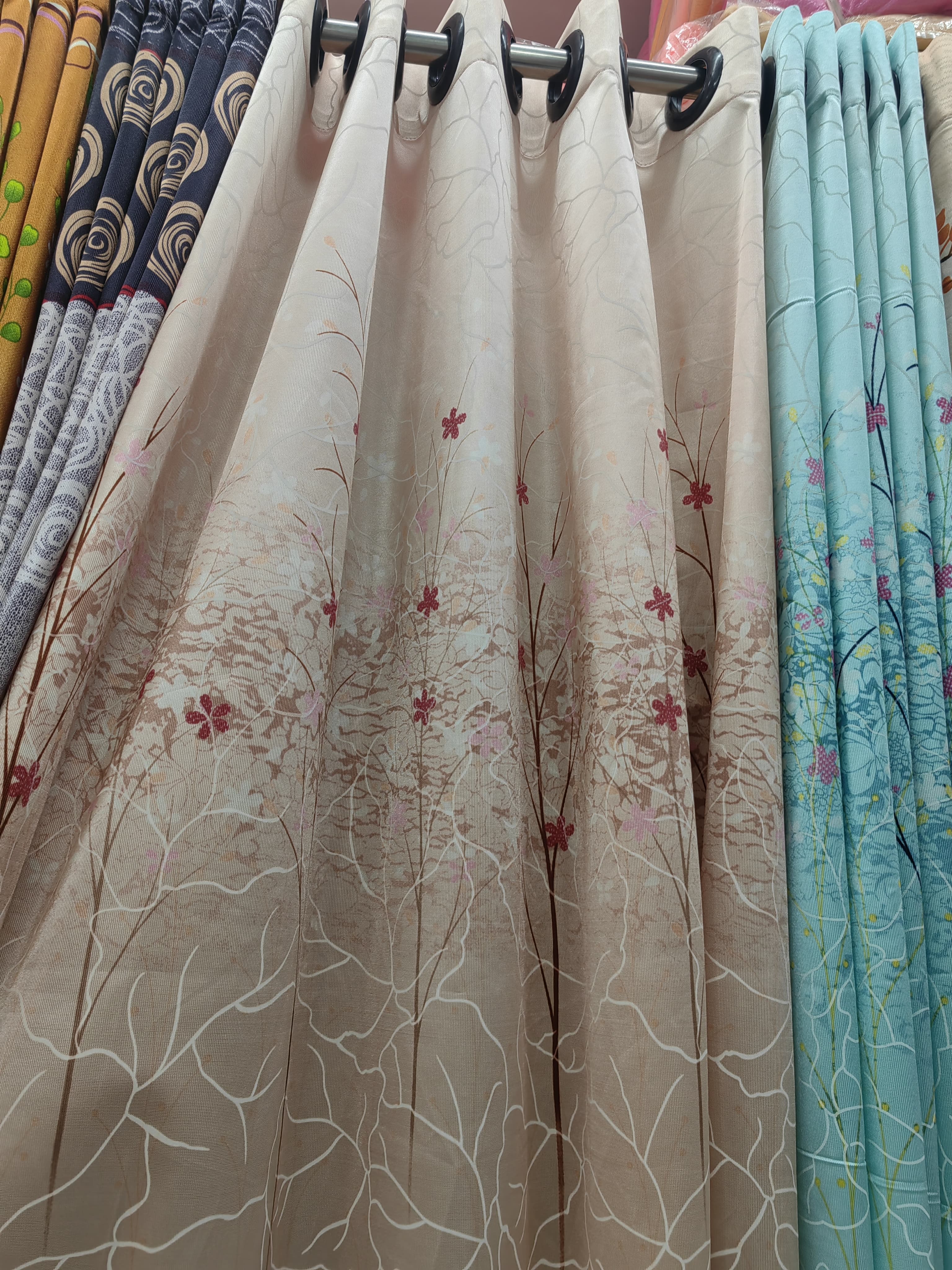 Premium Quality Home tex synthetic Curtain, (4 khuci) Porda, parda for Home Decoration Door and window From Suba International. 
