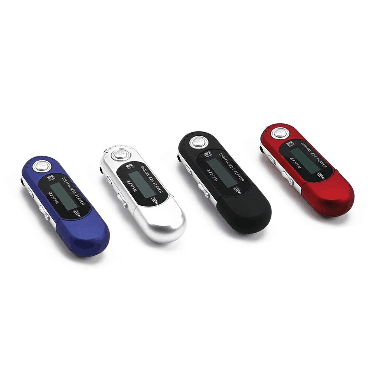 USB MP3 Player AAA Battery Powered LCD Screen 4G Storage FM Radio Multifunction Drop Shipping