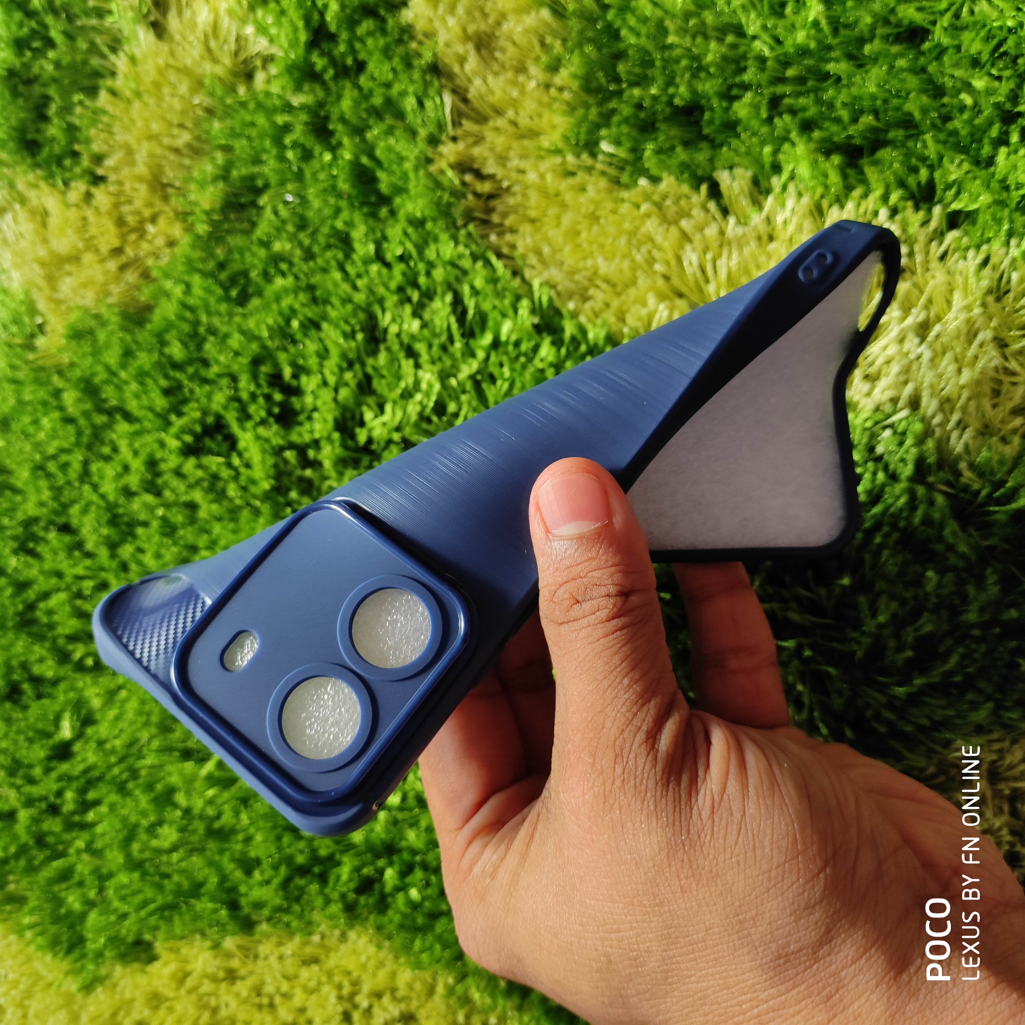 For Lava Benco S1 Silicone Back Cover With Carbon Fiber Texture Bencos1 S 1 s1back Part. 