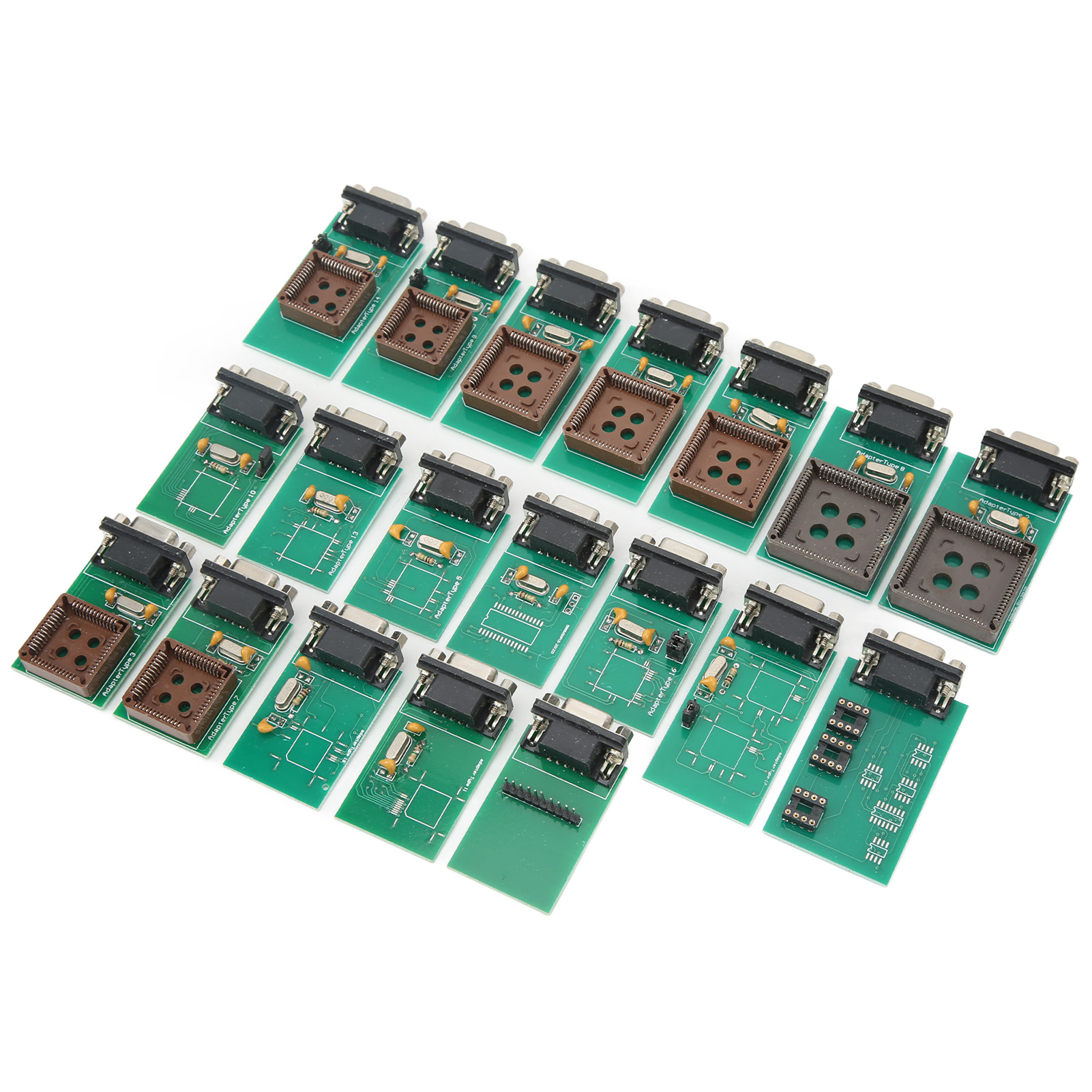 UPA Programmer Eeprom Board Adapter, 19 Pcs UPA Adapter for Car Maintenance. 