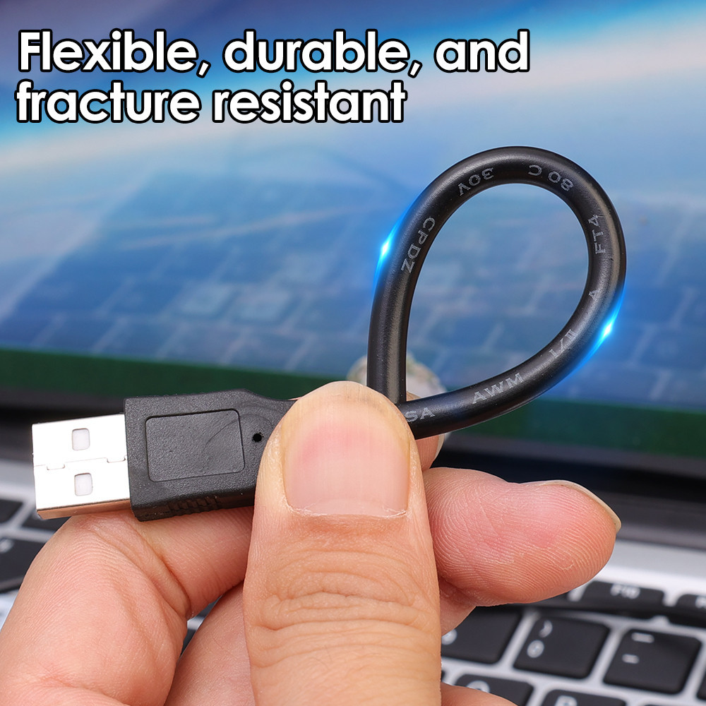 Double Headed USB 2.0 Public To Public Data Cable -High Speed Transmission Data Line -0.45/0.9/1.35/1.8/2.7M -USB Extension Connection Cable -Hard Disk Copy Data Cable. 