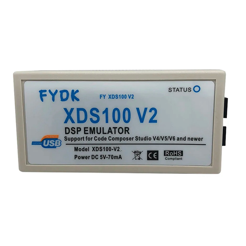 DSP Emulator Programmer XDS100 XDS100V2 JTAG Debugger Suitable for TI ARM9 A8 TMS320 TI DSP CCS5-CCS10 Easy Install Easy to Use. 
