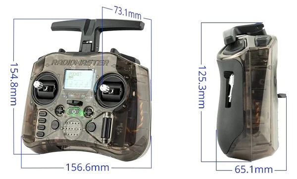 RadioMaster POCKET RC Controller for FPV. 