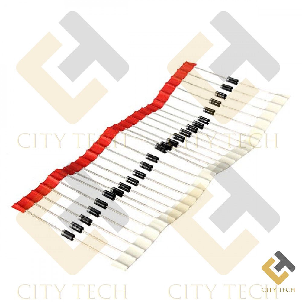 10Pcs Diode 1N4001 50V 1A General Purpose Rectifier Diode 1N 4001 Silicon Junction Diode DO-41 Package Electronic Components DIY Assorted Kit. 