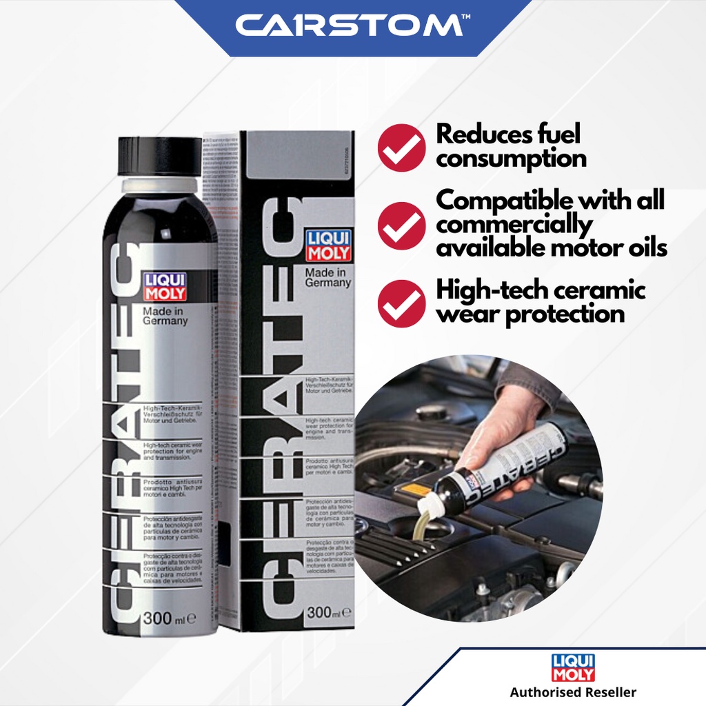 LIQUI MOLY Ceratec (Anti-friction additive for engine and transmission oil). 
