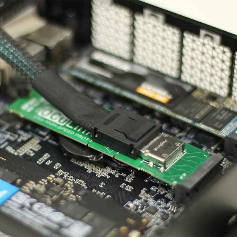 NVME M.2 M Key to OCuLink Adapter for OCULINK GPU Dock Mini PC Laptop to External Graphic Card High Speed Conveter. 