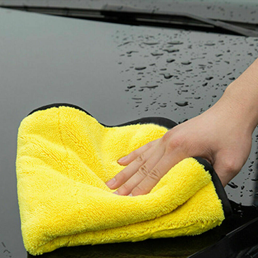 Quick-drying Car wash cloth Scratch-free Soft Lightweight Super absorbent towel Double-sided Lint-free Polishing cloth for Car. 