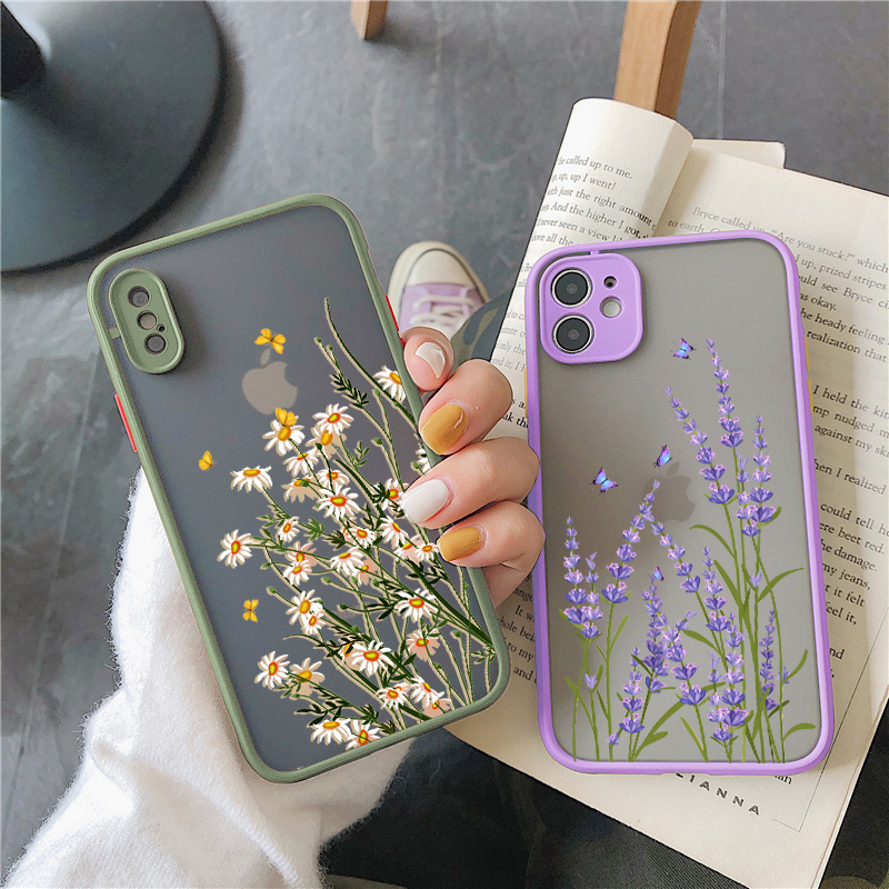 XS Maxro maxi 11 17 8 pl Butterfly Lavender Higan Flower Phone Case for iphone us 12 13 min5 14 p X XR Shockproof Case Cover